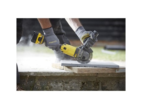 AMOLADORA STANLEY V20 125MM 2BAT 4AH