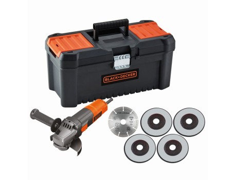 KIT AMOLADORA BLACK+DECKER 900W 125MM BEG220KA5-QS