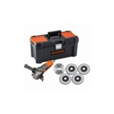 KIT AMOLADORA BLACK+DECKER 900W 125MM BEG220KA5-QS