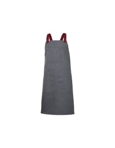 DELANTAL CON PETO CANVAS BICOLOR VELILLA 404211B