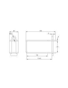 PORTACANDADO PCH1 IFAM PARA REJAS 471 2