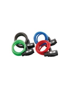 CABLE ESPIRAL JUNIOR ROJO IFAM 180CM 8MM