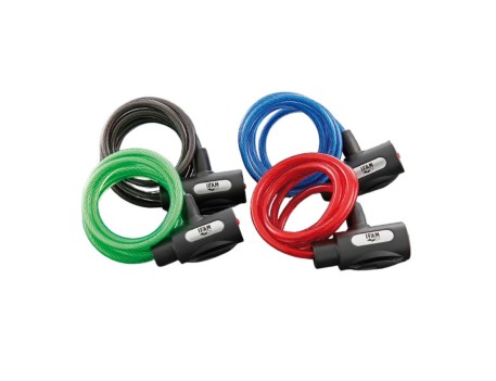 CABLE ESPIRAL JUNIOR ROJO IFAM 180CM 8MM