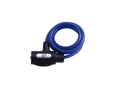 CABLE ESPIRAL JUNIOR ROJO IFAM 180CM 8MM