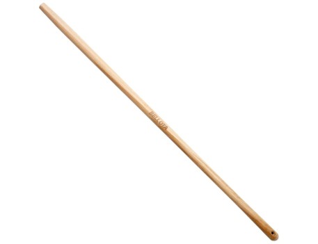 MANGO CURVO DE MADERA BARNIZADA  DE PRIMERA CALIDAD PARA HORCA 1350MM / M901LC135