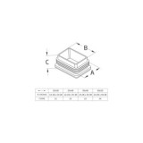 CONTERA INTERIOR RECTANGULAR 662-20X40 NEGRA AMIG
