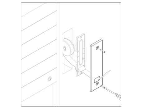EMBELLECEDOR ALUMINIO NATURAL 222X65MM AMIG