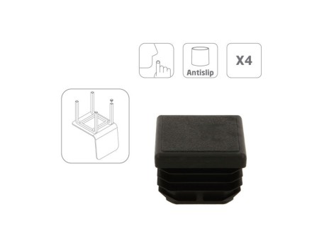 CONTERA INTERIOR RECTANGULAR 661-35 NEGRA AMIG