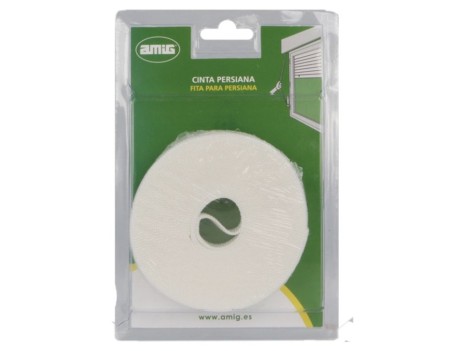 CINTA PERSIANA BLANCA 18MM ROLLO 6 METROS