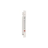 CIERRE EMBUTIR 3600 ALUMINIO 174X23MM BLANCO