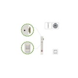 CIERRE EMBUTIR 3600 ALUMINIO 174X23MM BLANCO