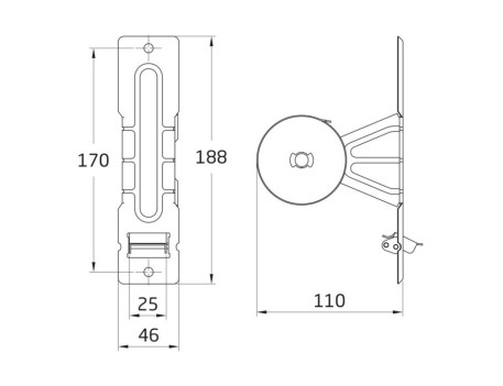 RECOGEDOR METALICO FRENO ZINCADO  AMIG