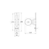 RECOGEDOR METALICO FRENO ZINCADO  AMIG