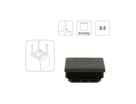 CONTERA INTERIOR RECTANGULAR 662-30X40 NEGRA AMIG