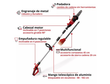 MULTIHERRAMIENTA SIN CABLE GE-HC 18 LIT EINHELL