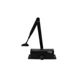 CIERRAPUERTAS LINCE CPA23RN NEGRO CON RETENEDOR FUERZA 2-3 PUERTAS 40-60KG