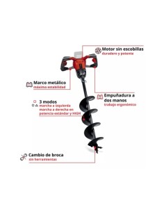 BARRENADORA SIN CABLE EINHELL GHP-EA 18/150 LI 18V 2