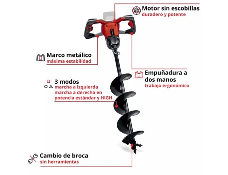 BARRENADORA SIN CABLE EINHELL GHP-EA 18/150 LI 18V
