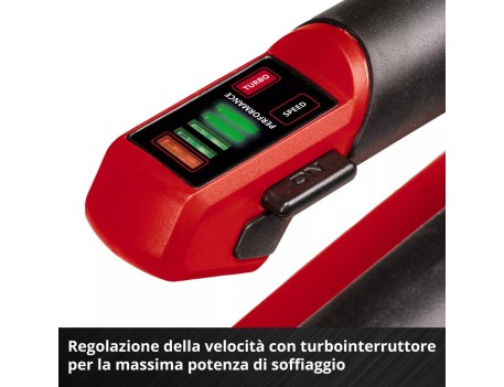 SOPLADOR HOJAS EINHELL GP-LB 18/200 LI 200KM/H