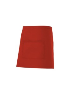 DELANTAL CORTO HOSTELERÍA VELILLA 404201 ROJO