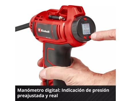 COMPRESOR AIRE BATERÍA 18V 11 BAR 60CM MANGUERA