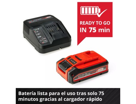 KIT CARGADOR+BATERÍA POWER X-CHANGE 18V 4AH PLUS