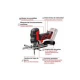 CALADORA BATERÍA EINHELL TP-JST 18/135 LI BL SOLO 18V 135MM MADERA