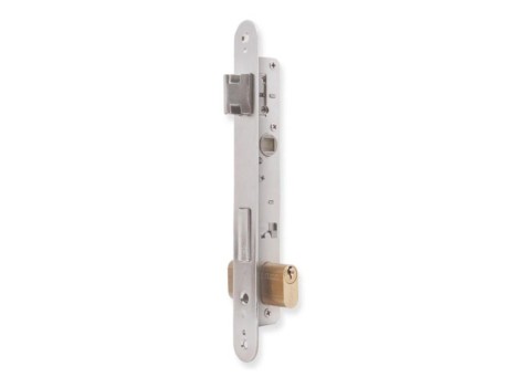 CERRADURA LINCE 5550-N ACERO INOX 72MM ENTRE EJES