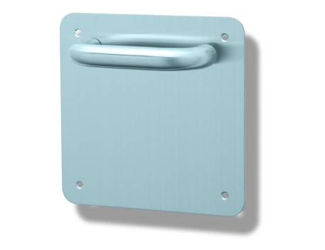 MANILLA SENA-I CON PLACA CUADRADA INOX 316L PASO