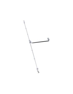 BARRA ANTIPÁNICO GLOBAL 2S 900 MM GRIS-NEGRO