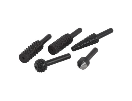 SET AVELLANADORES Y ESCOFINAS 5 PIEZAS WOLFCRAFT