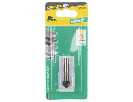 AVELLANADOR HSS 3 FILOS 8X12MM WOLFCRAFT