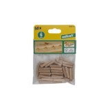 ESPIGAS LARGAS MADERA HAYA 6X30MM WOLFCRAFT 50 UNIDADES