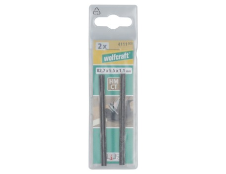 CUCHILLA REVERSIBLE CEPILLO 82,7MM WOLFCRAFT 4111000
