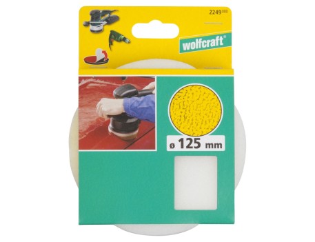 ESPONJA PULIDORA ADHESIVA FIXOFLEX 125MM WOLFCRAFT