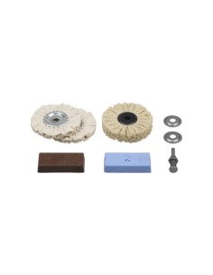 SET PULIDO PROFESIONAL WOLFCRAFT 6 PIEZAS 85MM