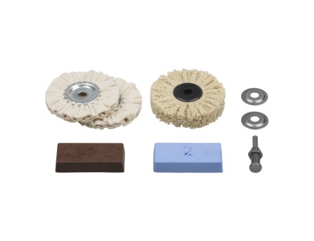 SET PULIDO PROFESIONAL WOLFCRAFT 6 PIEZAS 85MM