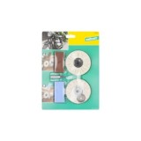 SET PULIDO PROFESIONAL WOLFCRAFT 6 PIEZAS 85MM