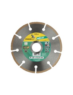 DISCO DE CORTE ESTÁNDAR WOLFCRAFT 125X22,2MM