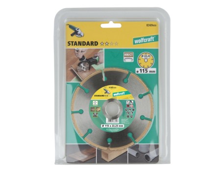 DISCO DE CORTE STANDARD WOLFCRAFT 115MM