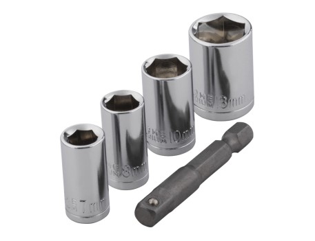 JUEGO LLAVES DE VASO WOLFCRAFT 5 PIEZAS 7-13MM