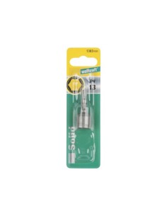 LLAVE DE VASO HEXAGONAL 1/4 13 MM 50 MM WOLFCRAFT 2