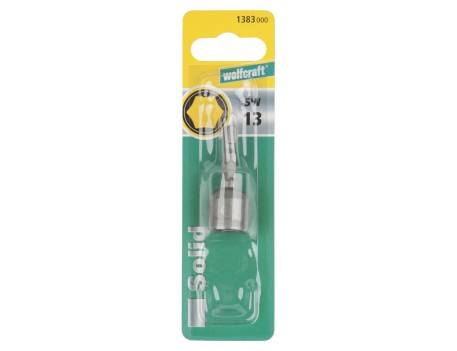 LLAVE DE VASO HEXAGONAL 1/4 13 MM 50 MM WOLFCRAFT