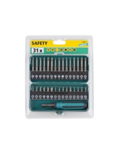 CAJA DE PUNTAS DE SEGURIDAD 31 PIEZAS WOLFCRAFT 2