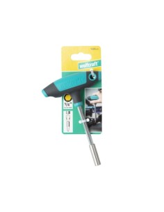 ATORNILLADOR MANUAL EN T CON RACOR PARA PUNTAS WOLFCRAFT 2