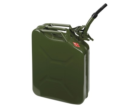 BIDON METÁLICO 20L.(JERRYCAN)+BOCA FLEX.