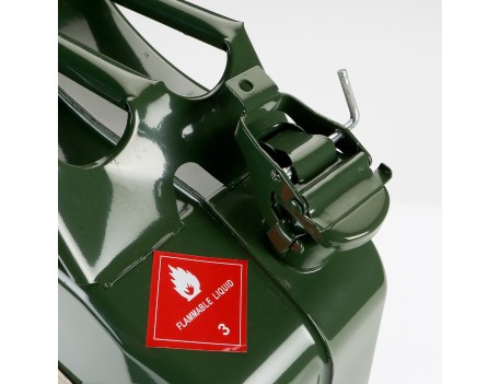 BIDON METÁLICO 20L.(JERRYCAN)+BOCA FLEX.