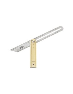 FALSA ESCUADRA ACERO INOXIDABLE 300 MM MANGO ALUMINIO ALYCO