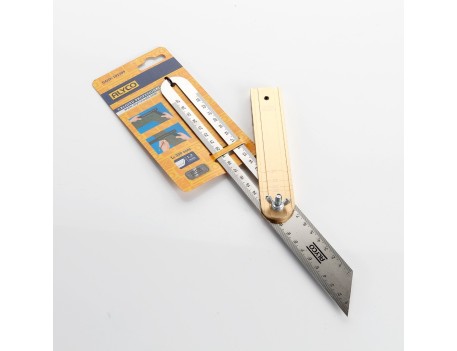 FALSA ESCUADRA ACERO INOXIDABLE 300 MM MANGO ALUMINIO ALYCO