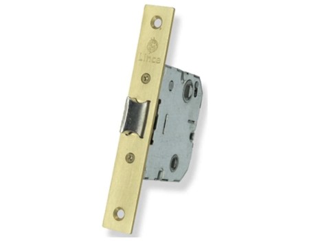 PICAPORTE UNIFICADO LINCE 8891-R-50 70MM C/RED LATONADO